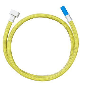 LIGACAO FLEX INOX MANGEUIRA P/ GAS ESPIGAO 1M 3/8X1/2 BSP (F) BLUKIT 182537