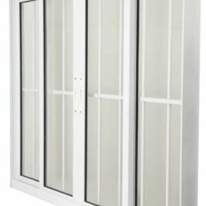 JANELA ALUM BRANCO 4F 150X120-8 C/GR NOBRE CRV 992630