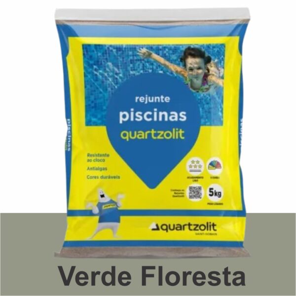 REJUNTE PISCINA FLEX 5KG VERDE FLORESTA QUARTZOLIT