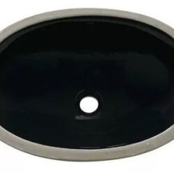 CUBA DE EMBUTIR OVAL 40x30 PRETO ICASA IL6512