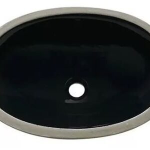 CUBA DE EMBUTIR OVAL 40x30 PRETO ICASA IL6512