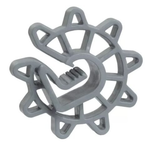 ESPACADOR CIRCULAR COLUNA 3CM ROSETA PVC