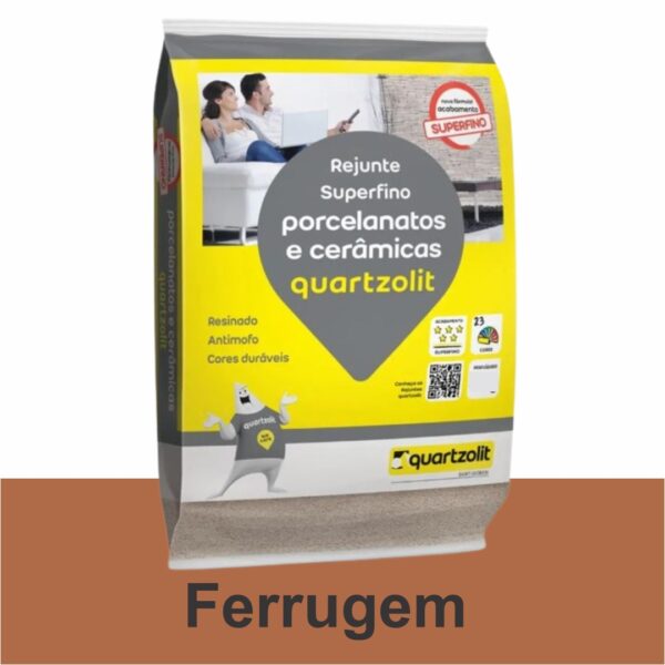 REJUNTE PORCELANATO FLEX 5KG FERRUGEM QUARTZOLIT