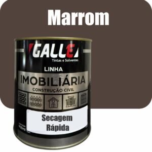 ESMALTE SINTETICO SECAGEM RAPIDA BRILHANTE 0,9L MARROM GALLE