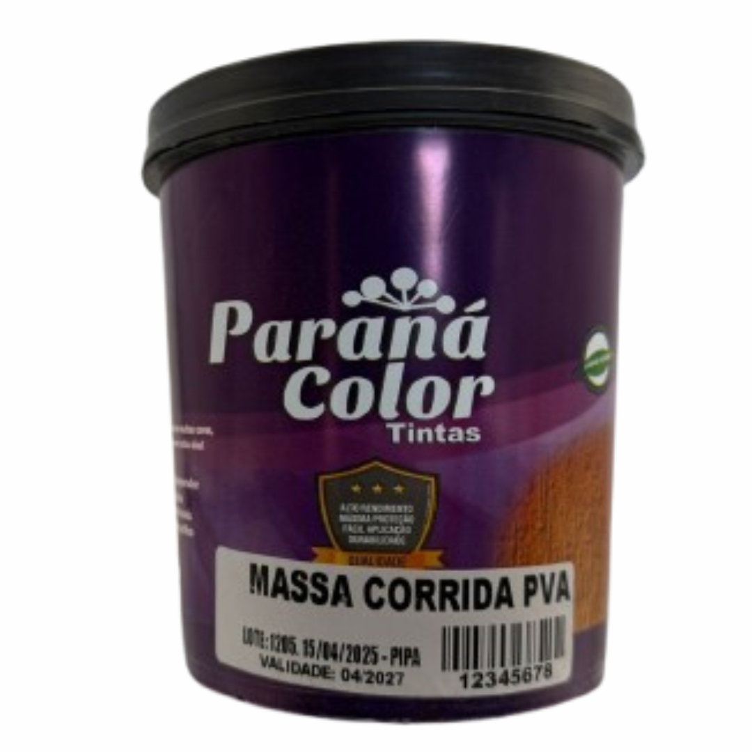 b3fb2619-0fa2-4731-a3a8-a316b9c65802 MASSA CORRIDA PVA INTERIOR 0,9L (900ML) PARANA COLORS