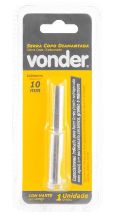 BROCA PARA PORCELANATO (SC) 12MM DIAMANTADA VONDER 3617000012