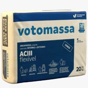 3d3a3023-d3b7-4e2c-a167-4e8ad3f308a1 ARGAMASSA FLEXIVEL ACIII CINZA (AC3) 20KG VOTORAN (PROMO)