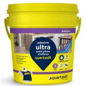 b8da25d4-a0b5-412d-a20e-b235f2e1a54a COLA ADESIVO PARA PISOS VINILICOS ULTRA BRANCO 18L QUARTZOLIT