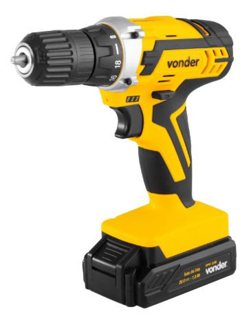 PARAFUSADEIRA/FURADEIRA BATERIA 20V PFV238 BIVOLT VONDER 6001238000