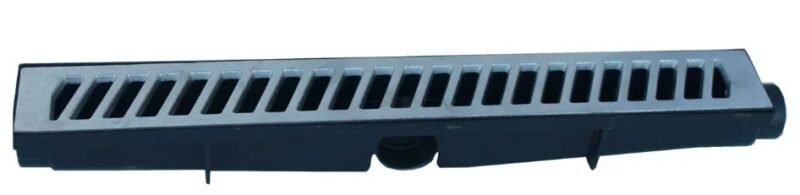 52d95456-e57e-44c8-9258-2b2c80f5b7ad GRELHA ALUMINIO ESCOVADO 6X50 COM COLETOR LINEAR SEQUENCIAL PT PRIME