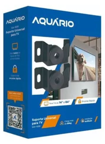 SUPORTE FIXO UNIVERSAL TV14A84 AQUARIO