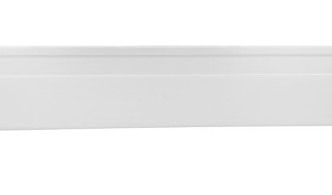 RODAPE DE PVC BRANCO NEVE 10CM 2,4M COM FRIZO BARIRI PARA PISO VINILICO