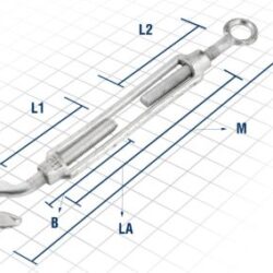 ESTICADOR PARA CABO AÇO(E) 12,7MM 1/2" VONDER 3576954012