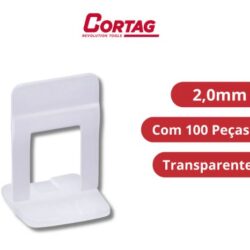 ESPAÇADOR NIVELADOR PISO SLIM CORTAG 3,0MM PACOTE C/100 62859