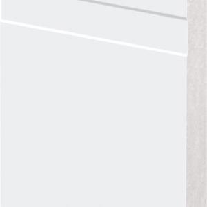 RODAPE DE POLIESTIRENO BRANCO 10CM 2,4M COM FRIZO ARQUITECH (PARA PISO VINILICO)