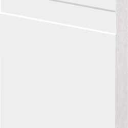 RODAPE DE POLIESTIRENO BRANCO 10CM 2,4M COM FRIZO ARQUITECH (PARA PISO VINILICO)