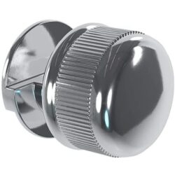 FIXA ESPELHO 6MM ( BOTAO FRANCES FINESSON) ABS CROMADO 1X1X1CM