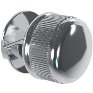 FIXA ESPELHO 6MM ( BOTAO FRANCES FINESSON) ABS CROMADO 1X1X1CM