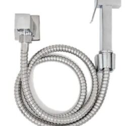 DUCHA HIGIENICA METAL CROMADA QUADRATTA COM GATILHO ULTRA METAIS LUXO