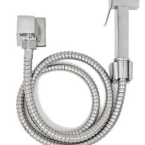 DUCHA HIGIENICA METAL CROMADA QUADRATTA COM GATILHO ULTRA METAIS LUXO