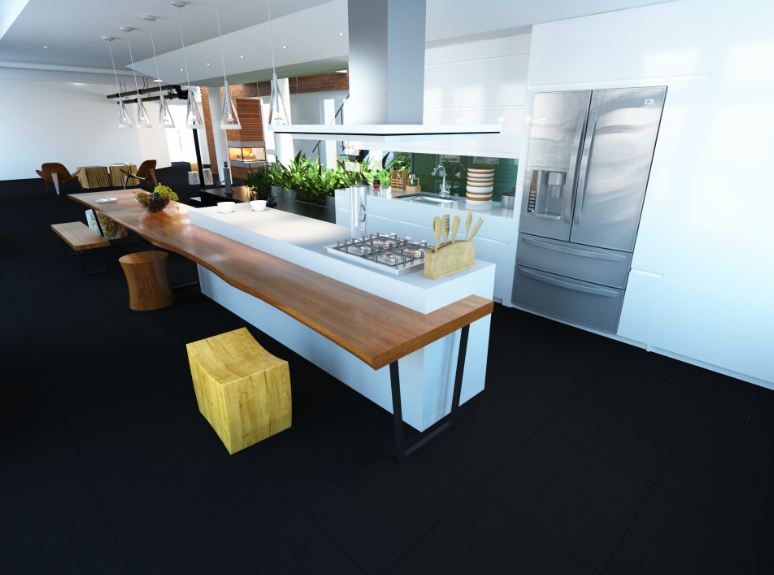 5009ee16-46f4-4212-9f25-f80791a80d6f PORCELANATO ACETINADO RETIFICADO TERRA NERA BLACK 84X84 DELTA (2,80)