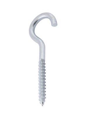 GANCHO ZINCADO N.8 5,5X70MM COM BUCHA (PITAO ABERTO) PACOTE COM 100