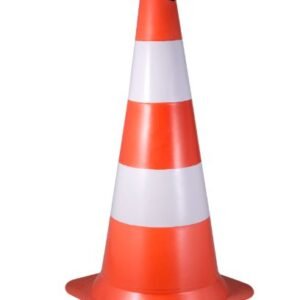 CONE SINALIZAÇAO LARANJA /BRANCO POLIETILENO 75x37x37CM - VONDER 7029000754