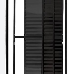 PORTA CORRER ALUMINIO MASTER BALCAO 3F D/E C/VIDRO PRETA 210X150 JP (ENC10)