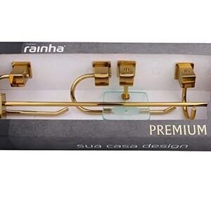 KIT SEMI LUXO SQUARE GOLD BRILHANTE RAINHA 216785