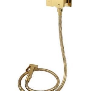 DUCHA HIGIENICA SQUARE 62017 1/4 C100 GATILHO METAL GOLD BRILHANTE RAINHA 216530