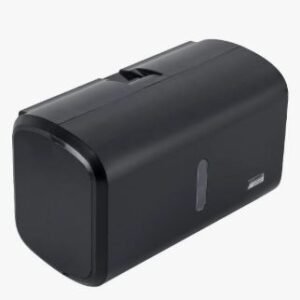 DISPENSER PORTA PAPEL 22X20CM INTERFOLHAS PRETO