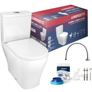 COMBO BACIA + CAIXA ACOPLADA LOREN CLASS BRANCA LORENZETTI 7720005