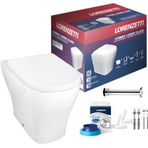 COMBO BACIA CONVENCIONAL LOREN CLASS BRANCA LORENZETTI