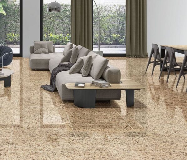 PISO POLIDO RETIFICADO JAGUAR BEGE 66X66 FORMIGRES (2,18)