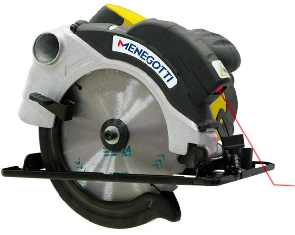 SERRA CIRCULAR MIRA LASER 7.1/4 1400W MMC 127V MENEGOTTI