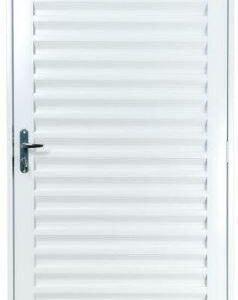 PORTA LAMINADA AÇO PINTADA BRANCA ST 80 215X84-12 ESQ CRV 996406