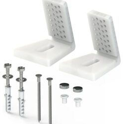 KIT PARAFUSO FIXADOR PARA VASO SANIT LATERAL BLUKIT 100552