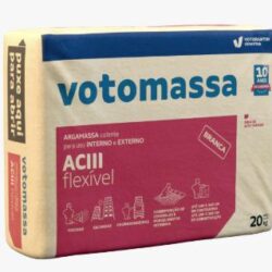 ARGAMASSA FLEXIVEL ACIII BRANCA (AC3) 20KG VOTORAN#