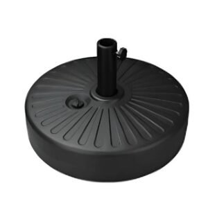 deccaeca-46d0-43c8-9367-2fd5078e1e87 OMBRELONE CENTRAL ARTICULADO 2.70M C/MANIVELA COM BASE CAQUI - ATOPY 23516