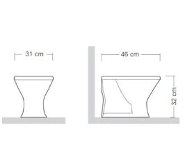 BACIA CONVENCIONAL INFANTIL KIDS BRANCA ICASA IP7200