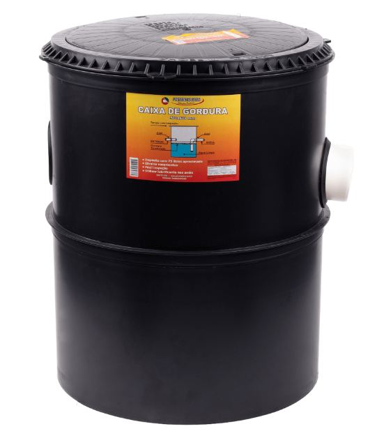 CAIXA GORDURA (PLUVIAL/ELETRICA) 50X60CM REFORCADA 75L BREC