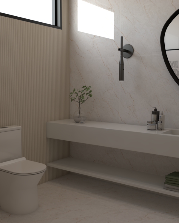 PORCELANATO HD AURUM ICE ENDLESS ACETINADO 81X81 GAUDI (2,64)