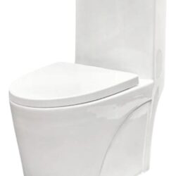 COMBO BACIA COM CAIXA MONOBLOCO C/ ASSENTO SOFT CLOSE BRANCA CASA VILA