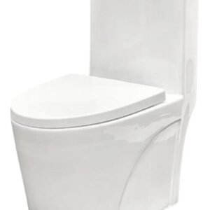 COMBO BACIA COM CAIXA MONOBLOCO C/ ASSENTO SOFT CLOSE BRANCA CASA VILA