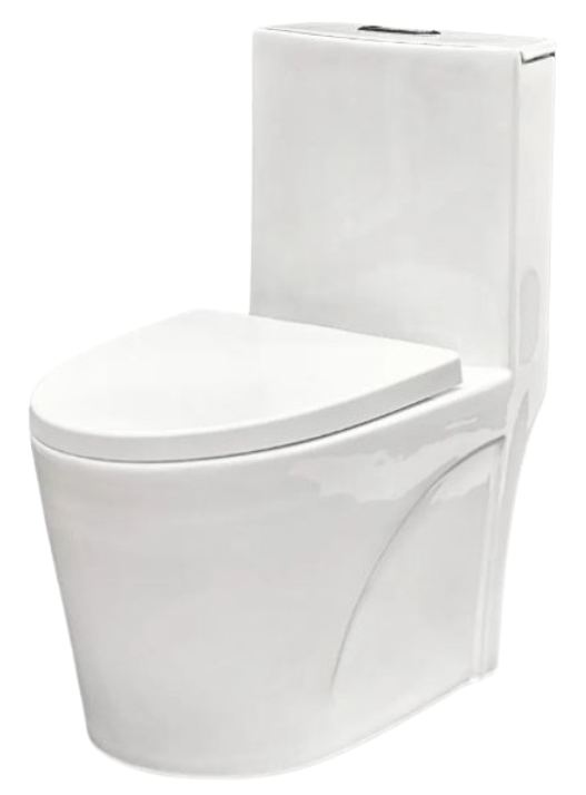 COMBO BACIA COM CAIXA MONOBLOCO C/ ASSENTO SOFT CLOSE BRANCA CASA VILA