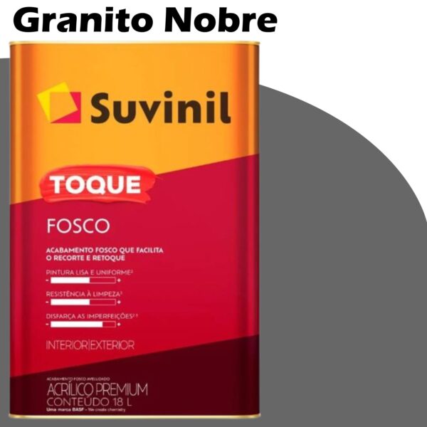 TINTA ACRILICA TOQUE FOSCO (CLASSICA) 18L GRANITO NOBRE SUVINIL