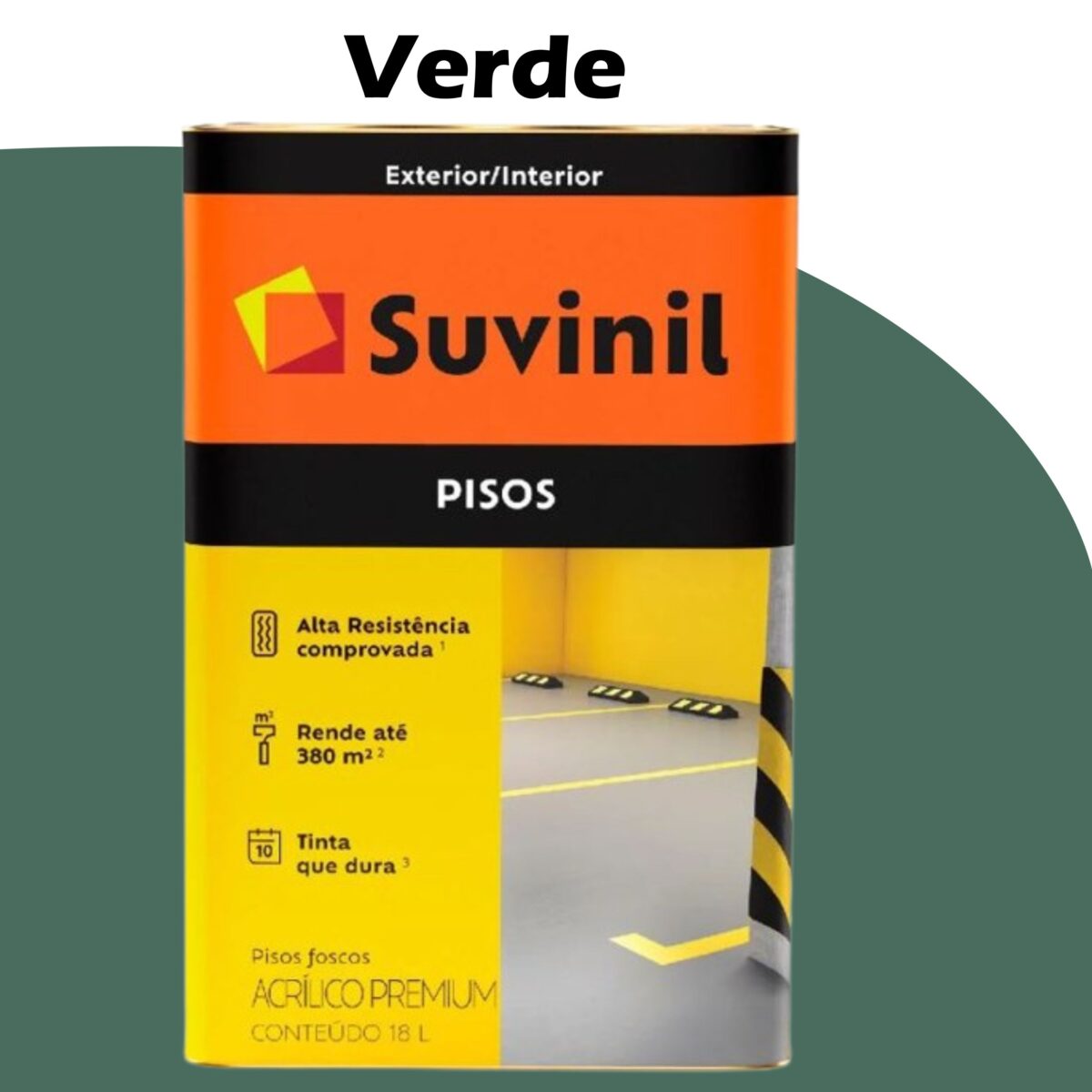 25f33342-a487-4f76-9681-82e7fe777324 TINTA ACRILICA FOSCO PREMIUM PISOS 18L VERDE SUVINIL
