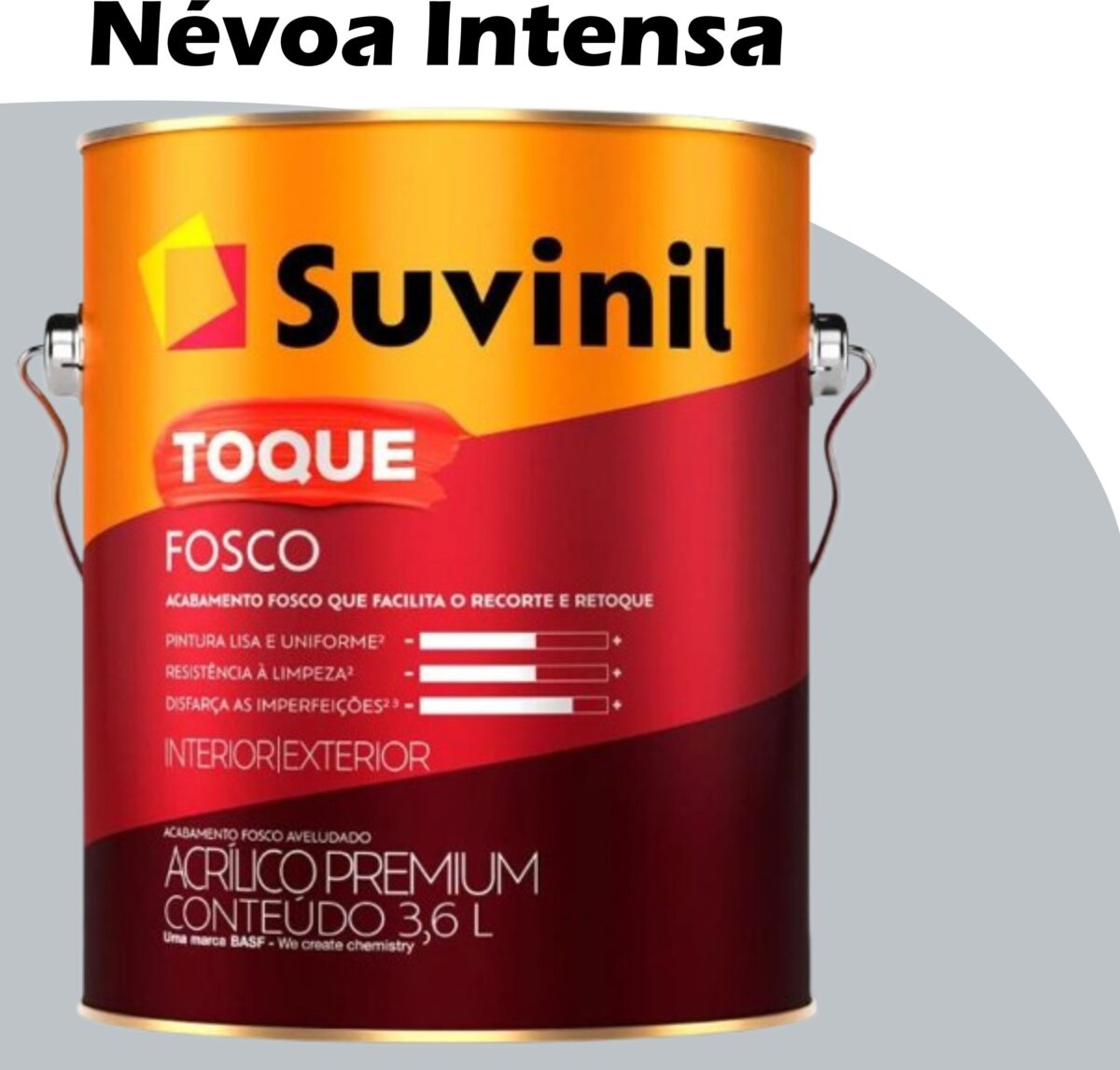 2b3eeadd-5742-4598-80fe-851a117ef21d TINTA ACRILICA TOQUE FOSCO (CLASSICA) 3,6L NEVOA INTENSA SUVINIL