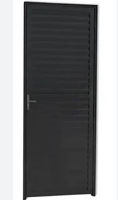 PORTA VENEZIANA LAMINADA PRETA 70X210 - ESQ JP (ENC)