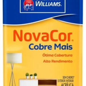 TINTA ACRÍLICA FOSCO NOVACOR COBRE MAIS 18L BRANCO SHERWIN WILLIAMS